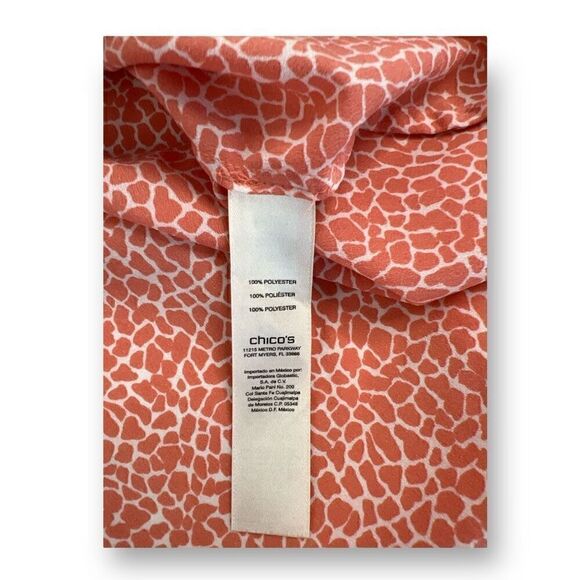 Chicos Blouse Top Size 3 Extra Large - Picture 5 of 6